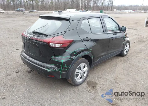 2024 Nissan Kicks S Xtronic Cvt z USA, uszkodzony, nr VIN 3N1CP5BV8RL472545
